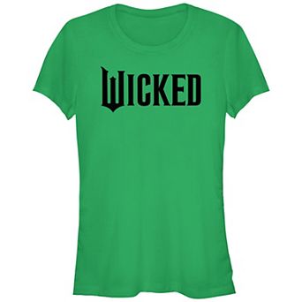 Juniors' Wicked Logo Fitted Graphic Tee