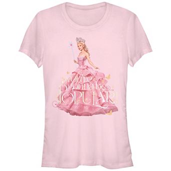 Juniors' Wicked Glinda You're Gonna Be Popular Fitted Graphic Tee