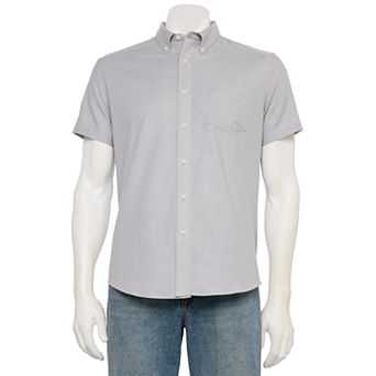 Men's Sonoma Goods For Life® Adaptive Short Sleeve Perfect Length Shirt