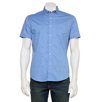 Men's Sonoma Goods For Life® Adaptive Short Sleeve Perfect Length Shirt