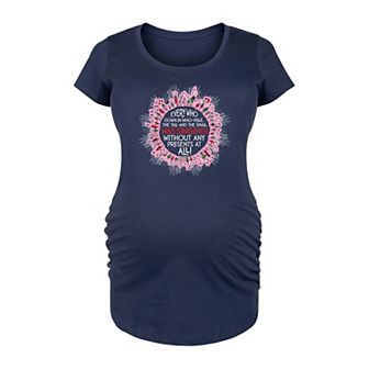 Maternity Dr. Seuss Who-Ville Singing Graphic Tee