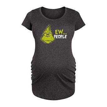 Maternity Dr. Seuss Grinch Ew.. People Graphic Tee