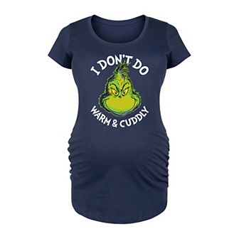 Maternity Dr. Seuss Grinch Warm & Cuddly Graphic Tee