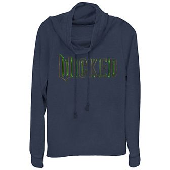 Women's Wicked Title Cowlneck Graphic Lightweight Long Sleeve