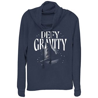 Women's Wicked Defy Gravity Cowlneck Graphic Lightweight Long Sleeve