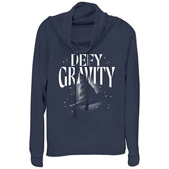 Women's Wicked Defy Gravity Cowlneck Graphic Lightweight Long Sleeve