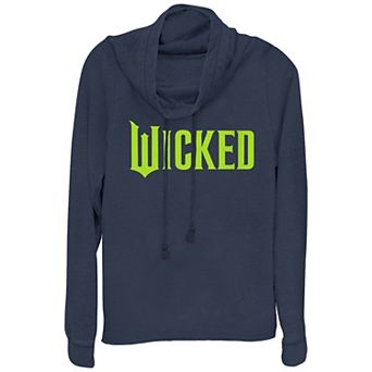 Women's Wicked Bright Logo Cowlneck Graphic Lightweight Long Sleeve