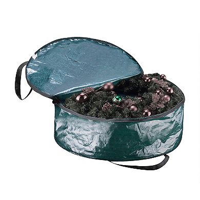 Elf Stor Green Christmas Wreath Storage Bag