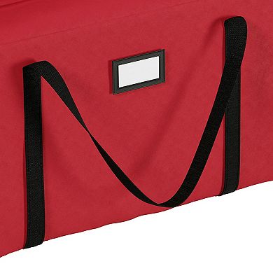 Elf Stor Red Rolling Christmas Tree Storage Bag