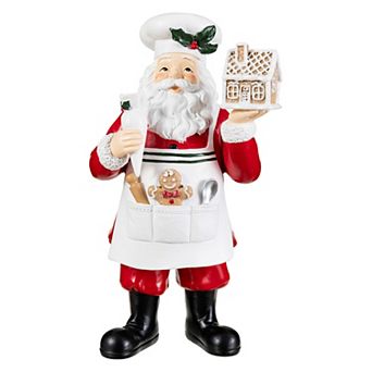 Glitzhome Resin Christmas Table Decor