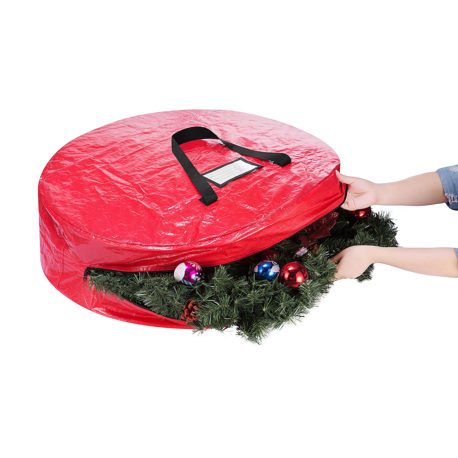 Elf Stor Christmas Tree & Wreath Storage Bags - Thumbnail 4