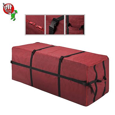 Elf Stor Burgundy Christmas Tree Bag for 6-ft. Tree