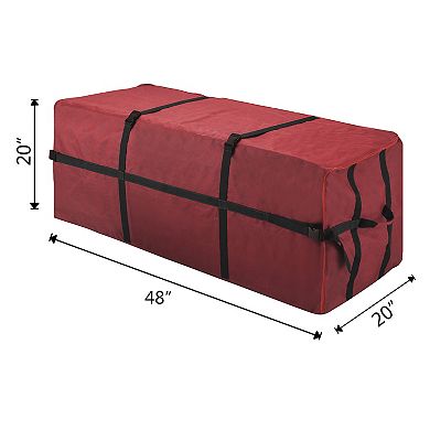 Elf Stor Burgundy Christmas Tree Bag for 6-ft. Tree