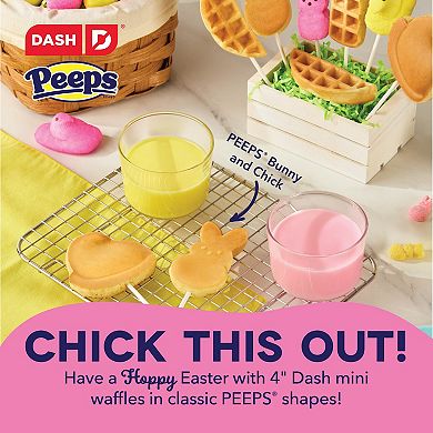 Dash x Peeps Mini Waffle Maker