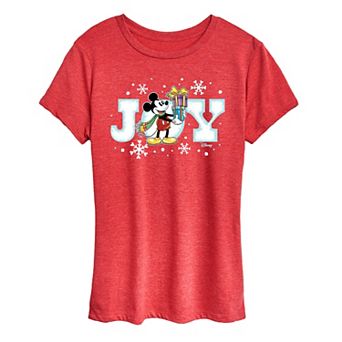 Disney's Mickey Mouse Women's Joy Mickey Graphic Tee