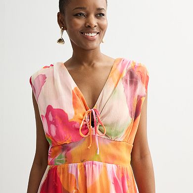 Women's INTEMPO™ Handkerchief Sleeveless Maxi Dress