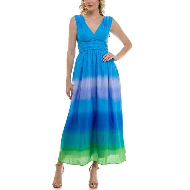 Women's Taylor V-Neck Ombre Maxi Dress