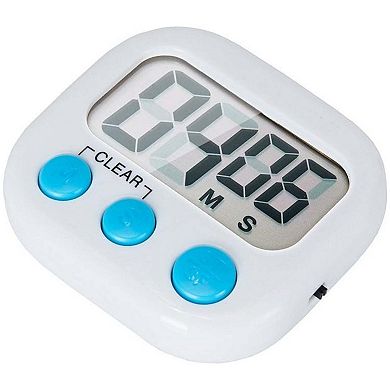 Small Digital Kitchen Timer Magnetic Back and ON/Off Switch,Minute Second Count Up Countdown