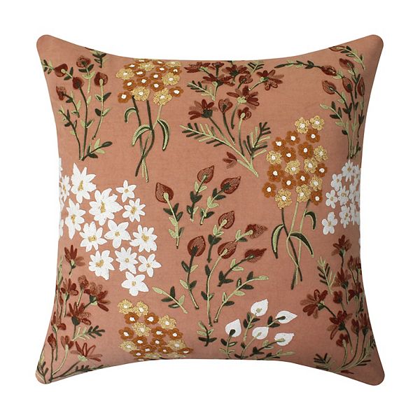 Sonoma Goods For Life® Multi Floral Rose Pillow - Rose Dawn