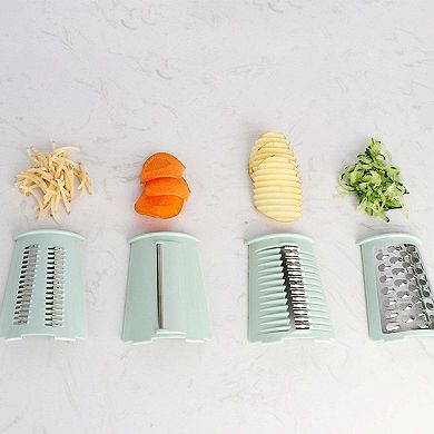 5 in1 Rotary Cheese Grater with Handle