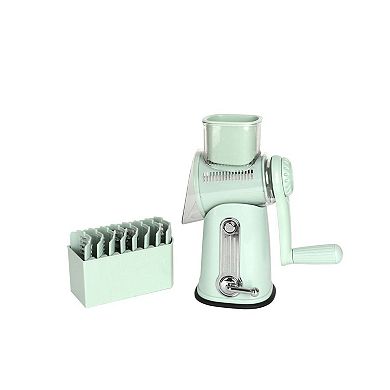5 in1 Rotary Cheese Grater with Handle