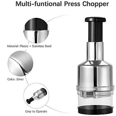 Multi-function Vegetable Chopper With Easy-clean Design