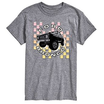 Men's Ford Bronco Checkered Graphic Tee