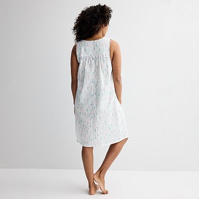 Women's Croft & Barrow® Woven Nightgown