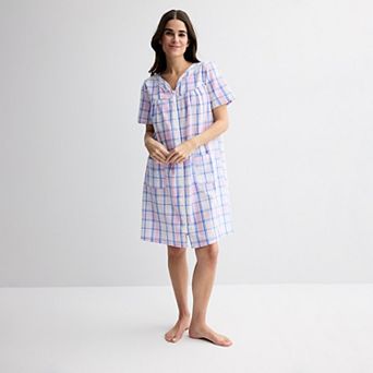 Petite Croft & Barrow® Woven Zip Sleep Robe