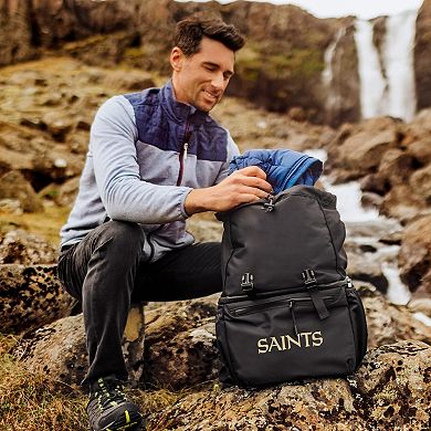 Picnic Time New Orleans Saints Tarana Backpack Cooler