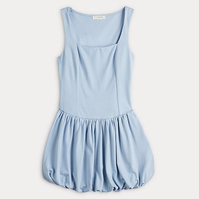Juniors' Live To Be Spoiled Sleeveless Bubble Dress
