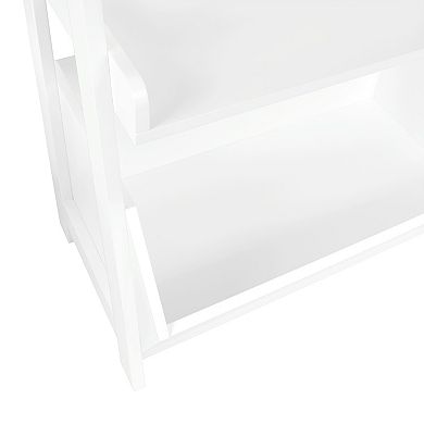 RiverRidge Home Kids 3-Tier Ladder Shelf with Bookrack and Toy Organizer