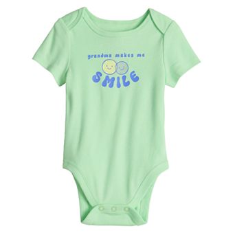 Baby & Toddler Jumping Beans® Grandma Makes Me Smile Lapped Shoulder Bodysuit
