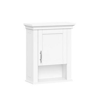RiverRidge Home Somerset Single-Door Wall Mount Linen Storage Medicine Cabinet