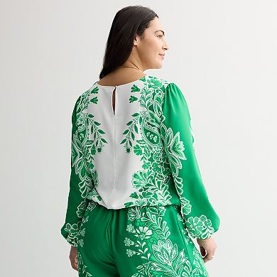 Plus Size INTEMPO™ Cinched Middle Top