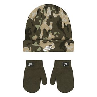 Toddler Nike Club Beanie & Mittens Set - 2T-4T