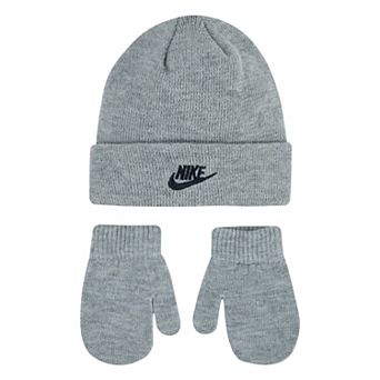 Toddler Nike Club Beanie & Mittens Set - 2T-4T