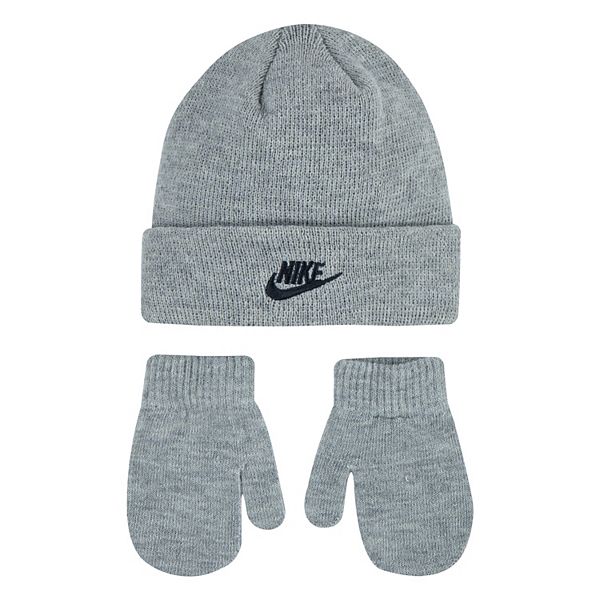 Toddler Nike Club Beanie & Mittens Set - 2T-4T