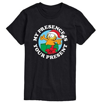 Men's Garfield My Presence Is Your Present Graphic Tee