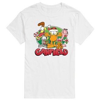Men's Garfield Christmas Group Graphic Tee