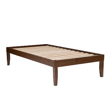 Linon Polly Twin Bed and Nightstand 2-Piece Set