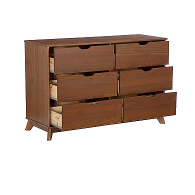 Linon Polly Dresser and Two Nightstands 3-Piece Set
