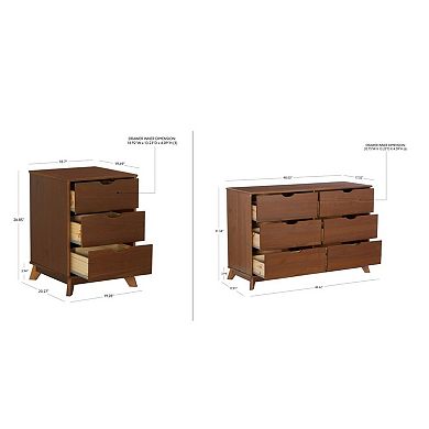 Linon Polly Dresser and Nightstand 2-Piece Set