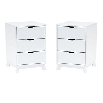 Linon Polly Nightstands 2 pc Set