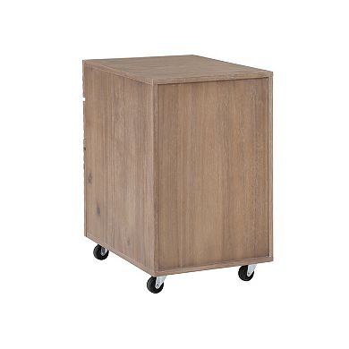 Linon Ripples Three Drawer File Cabinet