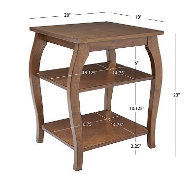 Linon Prismatic Side Table