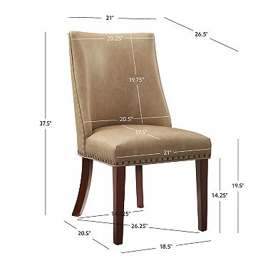 Linon Adler Dining Chairs 2-Piece Set
