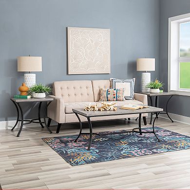 Linon Hoffman Metal Occasional Table 3-Piece Set