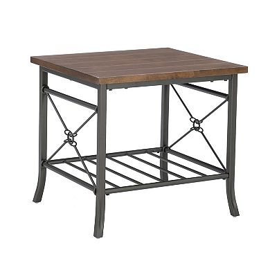 Linon Verson Metal Occasional Table 3-Piece Set