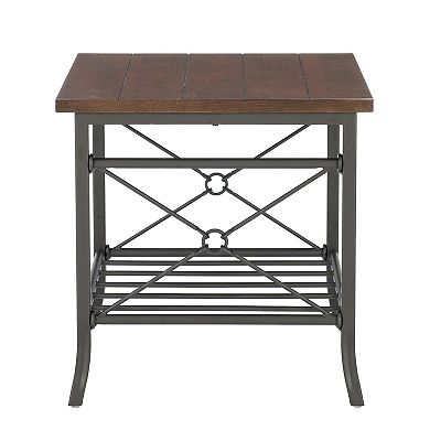 Linon Verson Metal Occasional Table 3-Piece Set